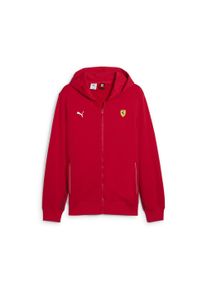 Puma Herren Sweatjacke "Scuderia Ferrari HP Race Sweatjacke Herren", rot, Gr. XL, Obermaterial: 22% Polyester, 78% Baumwolle; Kapuzenfutter: 100%