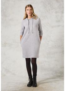 Cecil Damen Strickkleid, grau, casual, Gr. XXL, unifarben, Stoff, 66% Polyester, 29% Viskose, 4% Polyamid, 1% Elasthan, Kleider, knielang