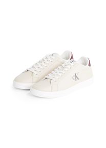 Herren Plateausneaker "3 CUPSOLE PU", Calvin Klein Jeans, Gr. 40, beige, Lederimitat, sportlich, Schuhe, Freizeitschuh, Halbschuh, Schnürschuh mit
