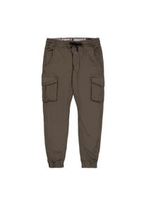 Herren Jogginghose "Alpha Industries Men - Pants Cotton Twill Jogger", grau, Gr. M, Alpha Industries, Obermaterial: 98% Baumwolle, 2% Elastan,