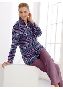 Damen Fleecehose, lila, Gr. 52, unifarben, 100% Polyester, Hosen