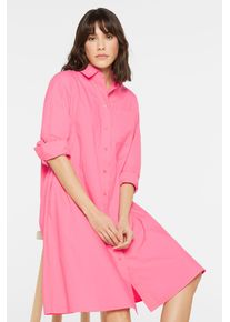 Damen Sommerkleid, pink, casual, Gr. XXL, SENSES.THE LABEL, unifarben, Material: 100% Baumwolle, Kleider, aus Baumwolle