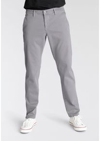 MAC Herren Chinohose "Driver", silber, casual, Gr. 36, unifarben, Web, Obermaterial: 89% Baumwolle, 8% Polyester, 3% Elasthan, Hosen, mit Stretch