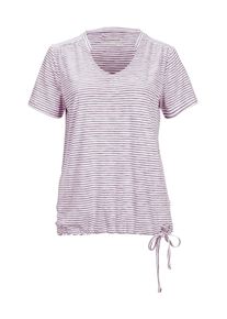 Killtec Damen T-Shirt "Lilleo WMN TSHRT F", lila, sportlich, Gr. 44, Oberstoff: 94% Polyester, 6% Elasthan, Shirts, Gestreiftes, schnelltrocknendes