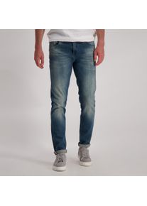 Cars Jeans Herren Slim-fit-Jeans "Jeans Blast", blau, modisch, Gr. 30, Abriebeffekte, Denim/Jeans, Obermaterial: 99% Baumwolle, 1% Elasthan, Jeans