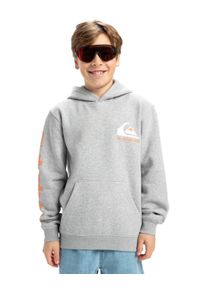 Quiksilver Kinder Hoodie "Omni Logo", grau, Gr. 12, [Hauptstoff] 55% Baumwolle, 45% Polyester, Sweatshirts