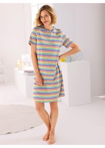 wäschepur WÄSCHEPUR Damen Sleepshirt "Sleepshirt", Gr. 40, bunt, 100% Baumwolle, gemustert, gestreift, Kleider