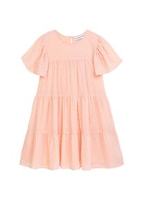 DANAMADE Mädchen Sommerkleid "DANAMADE Dresses DSERAPHINA", orange, Gr. 110, Oberstoff: 100% Polyester / Futter: 100% Baumwolle, Kleider