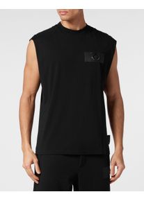 Plein Sport Herren T-Shirt "Tanktop", schwarz, Gr. XXL, Obermaterial: 100% Baumwolle, Shirts