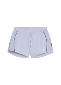 Puma Damen Laufshorts "VELOCITY 3" Laufshorts Damen", blau, Gr. L, Obermaterial: 88% Polyester, 12% Elasthan; Einsatz: 100% Polyester; Innenhose: