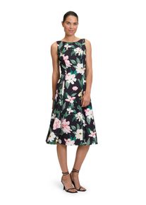 Vera Mont Damen Cocktailkleid "Vera Mont Cocktailkleid mit Print", blau, feminin, Gr. 40, Obermaterial: 90% Polyester, 10% Elasthan. Futter: 100%