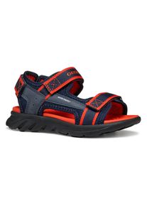 Geox Kinder Sandale "J SANDAL AIRADYUM BO", Gr. 27, blau, Textil, Synthetik, sportlich, Schuhe, Trekking Sandale, Sommerschuh, Klettschuh mit