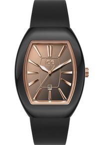 Ice Watch ICE-WATCH Damen Quarzuhr "ICE boliday - Dome - Small - 3D + Date", schwarz, Armbanduhren, Armbanduhr, Damenuhr, analog, Silikonarmband, Datum