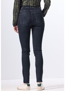 Damen Skinny-fit-Jeans, blau, casual, Gr. 25, STREET ONE STUDIO, unifarben, Jeans, 83% Baumwolle, 15% Polyester, 2% Elasthan, Jeans, High Waist