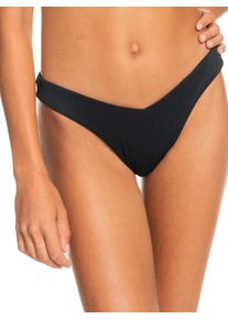 Roxy Damen Bikini-Hose "Rib Roxy Love The Sunseeker", grau, Gr. L, 91% Nylon, 9% Elasthan, Badehosen
