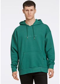 LINDBERGH Herren Hoodie "LINDBERGH Hoodie", grün, Gr. L, Oberstoff: 70% Baumwolle, 30% Polyester, Sweatshirts