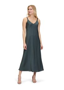 Vera Mont Damen Abendkleid "Vera Mont Abendkleid mit breiten Trägern", grau, feminin, Gr. 36, Satin, Obermaterial: 100% Polyester. Futter: 100%