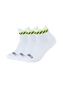 Camano Damen Kurzsocken "Sport-Kurzsocke 3er Pack", Gr. 35, gelb, 95% Polyamid 4% Elasthan 1% Polyester, mehrfarbig, Socken