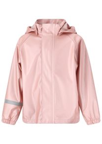 ZIGZAG Kinder Regenanzug "Miriam Glossy", rosa, sportlich, Gr. 110, mehrfarbig, 100% Polyester, Sportanzüge, mit wasserabweisender Membran