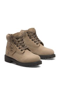 Timberland Schnürboots "Timberland PREMIUM 6 INCH LACE UP WATERPROOF BOOT", Gr. 38, beige, Leder, sportlich, Schuhe, Winterstiefel, Schnürstiefel,