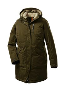 STOY Damen Parka "STW 2 WMN PRK", grün, sportlich, Gr. 46, Oberstoff: 58% Polyester, 32% Baumwolle, 10% Polyamid, Futter: 100% Polyester, Wattierung:
