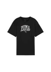 Puma Kinder T-Shirt "CLASS TEE II G", schwarz, sportlich, Gr. 128, bedruckt, Jersey, Obermaterial: 100% Baumwolle, Shirts