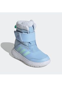 Kinder Winterstiefel "WINTERPLAY KIDS STIEFEL", adidas Sportswear, Gr. 32, blau, Textil, Synthetik, sportlich, Schuhe, Snowboots, Winterboots,