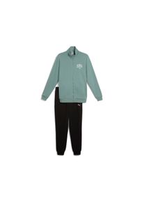 Puma Herren Trainingsanzug "CLASS SWEAT SUIT TR", grün, sportlich, Gr. S, unifarben, Sweatware, Obermaterial: 68% Baumwolle, 32% Polyester,