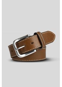 MEYER Damen Ledergürtel "Gürtel", braun, casual, Gr. 110, unifarben, Baumwolle, Gürtel, in unifarbenen Design