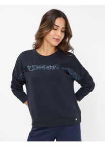 Brax Damen Strickpullover "Style BO", blau, Gr. 36, 44% Baumwolle, 41% Lyocell, 15% Polyester, Pullover