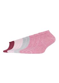 s.Oliver Kinder Sneakersocken "Sneakersocken 10er Pack", Gr. 27, rosa, 80% Baumwolle 17% Polyamid 3% Elasthan, uni, Socken