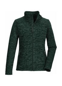 Killtec Damen Fleecejacke "KOW 113 WMN KNT FLC JCKT", grün, sportlich, Gr. 42, Oberstoff: 100% Polyester, Jacken, Strickfleecejacke, Stehkragen,