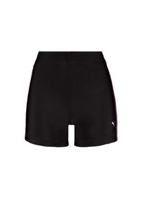Puma Damen Bikini-Hotpants, schwarz, casual, Gr. M, unifarben mit Farbeinsatz, Obermaterial: 80% Polyamid, 20% Elasthan, Badehosen, mit sportlichen