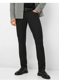 Brax Herren 5-Pocket-Hose "Style CHUCK", schwarz, Gr. 33, 67% Polyester, 29% Viskose, 4% Elasthan, Hosen