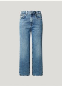 Pepe Jeans Damen Gerade Jeans "STRAIGHT JEANS UHW", blau, casual, Gr. 30, Denim/Jeans, Obermaterial: 99% Baumwolle, 1% Elasthan, Jeans, mit hohem Bund