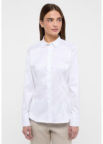 Eterna Damen Hemdbluse "FITTED", weiß, klassisch, Gr. 44, 100% cotton, Blusen, EASY IRON (bügelleicht)
