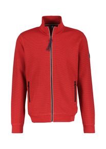 Lerros Herren Sweatjacke "Lerros Unifarbene Herren-Sweatjacke", rot, Gr. 6XL, 90% Baumwolle, 10% Polyester, Sweatjacken