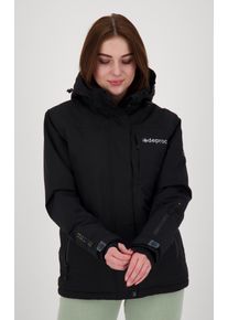DEPROC Active Damen Winterjacke "MONTREAL WOMEN", schwarz, sportlich, Gr. 50, 96% Polyester; 4% Elastan mit TPU Membrane, Jacken, auch in Großen