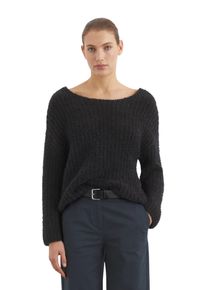 Marc O'Polo MARC O'POLO Damen Strickpullover, blau, casual, Gr. L, Strick, Obermaterial: 100% Baumwolle, Pullover, mit abstehenden Garnfasern