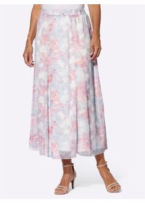 Lady Damen Bahnenrock, bunt, Gr. 38, geblümt, gemustert, mehrfarbig, 100% Polyester, Röcke