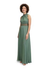Vera Mont Damen Abendkleid "Vera Mont Abendkleid rückenfrei", grün, Gr. 32, Chiffon, Obermaterial: 100% Polyester recycelt., Kleider, Aufgesteppte