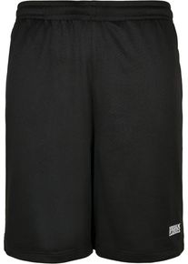 Urban Classics Herren Stoffhose "Urban Classics Herren Basic Mesh Shorts", schwarz, Gr. XS, unifarben, 100% Polyester, Hosen