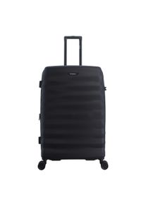 Saxoline Koffer "Flow", schwarz, casual, Koffer, aus robustem ABS/PC-Material