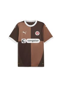 Puma Herren Trainingstop "FCSP HOME JERSEY", braun, sportlich, Gr. S, gemustert, Web, Obermaterial: 100% Polyester, Tops, Fußballtrikot - FC St.