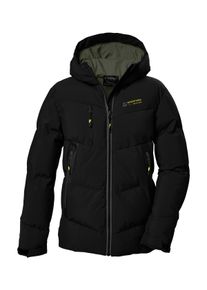 Killtec Kinder Steppjacke "KOW 374 BYS QLTD JCKT", schwarz, sportlich, Gr. 116, Oberstoff: 100% Polyester, Futter: 100% Polyester, Wattierung: 100%