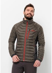 Jack Wolfskin Herren Funktionsjacke "ROUTEBURN PRO INS JKT M", braun, Gr. XL, 1. OBERSTOFF 100% POLYESTER 2. OBERSTOFF 93% POLYESTER, 7% ELASTHAN
