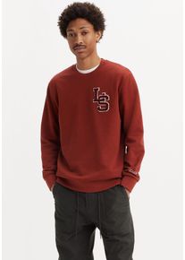 Levi's LEVI'S Herren Sweatshirt "STANDARD GRAPHIC CREW", rot, casual, Gr. M, Sweatware, Obermaterial: 100% Baumwolle, Sweatshirts