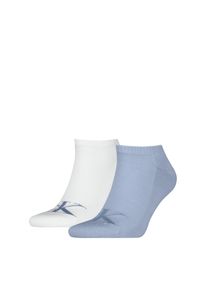 Herren Sneakersocken "CKJ MEN SNEAKER 2P MONOGRAM", Calvin Klein Jeans, Gr. 39, blau, Baumwollmischung, unifarben, Socken, mit dezentem Logo