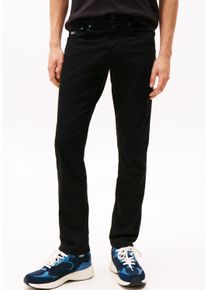 Tommy Jeans Herren Slim-fit-Jeans "SCANTON SLIM", schwarz, casual, Gr. 36, Denim/Jeans, Obermaterial: 90% Baumwolle, 8% Elastomultiester, 2%