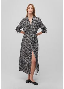 Mavi Damen Maxikleid "LONG PRINTED DRESS", schwarz, casual, Gr. XL, 100% Viscose, Kleider, Kleid lang